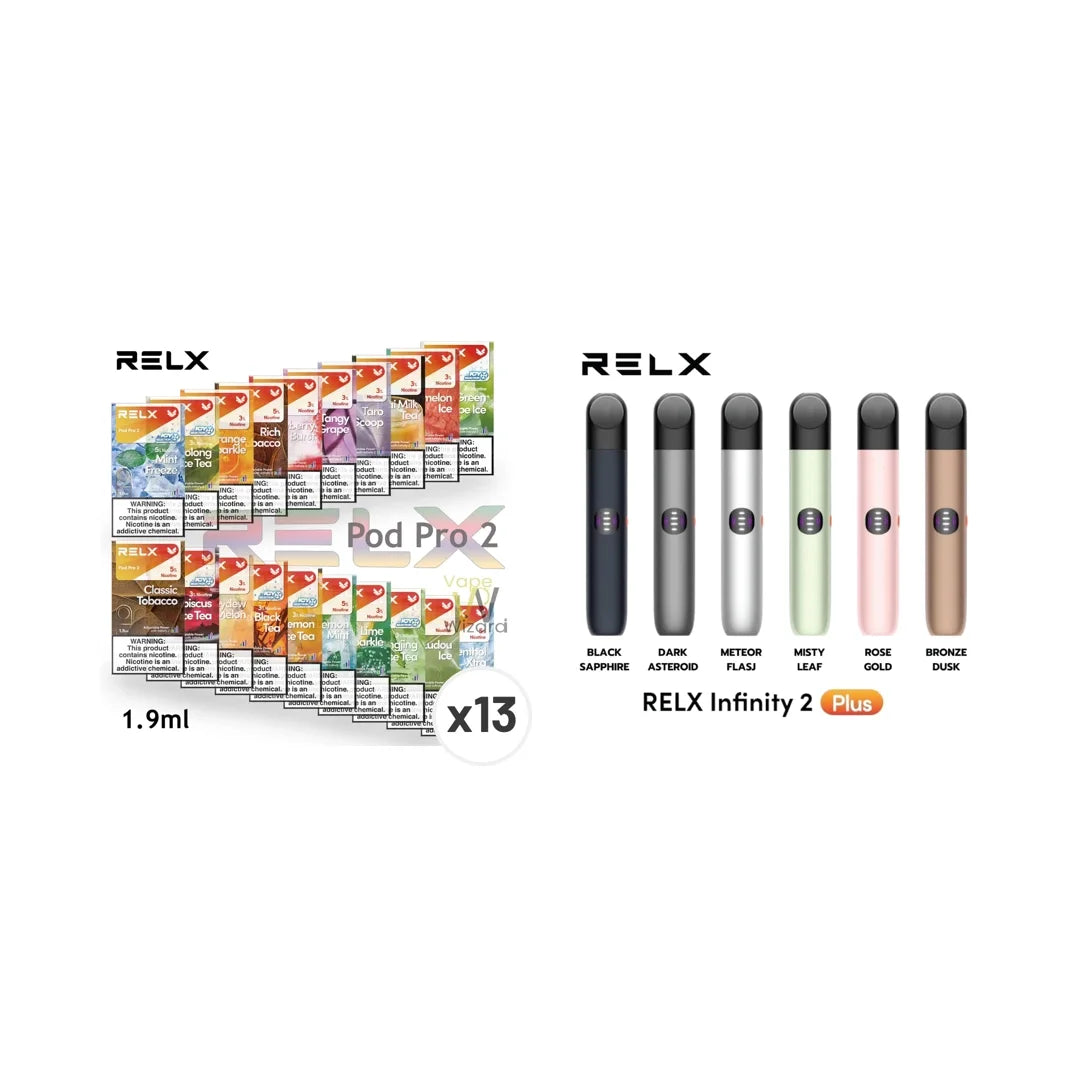 Relx两颗装 13盒+烟杆套餐